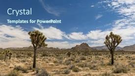  Presentation with joshua tree national park - Slide deck consisting of breathtaking-photo-of-joshua-tree background and a ocean colored foreground