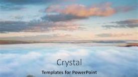  Presentation with earth land - PPT layouts enhanced with breathtaking-view-from-a-drone background and a light blue colored foreground