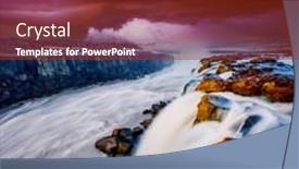  Presentation with world - Audience pleasing slide set consisting of breathtaking-view-of-the-grand backdrop and a tawny brown colored foreground