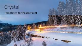  Presentation with colorado - Cool new presentation with breckenridge-colorado-usa-town-roads backdrop and a teal colored foreground