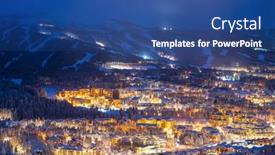  Presentation with columbus ohio usa skyline - Slides consisting of breckenridge-colorado-usa-town-skyline background and a ocean colored foreground