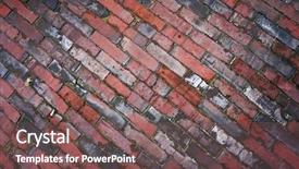  Presentation with pavement - Presentation design with bremen - tiled pavement texture abstract diagonal background and a violet colored foreground