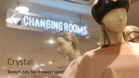  Presentation with clothes shop - 