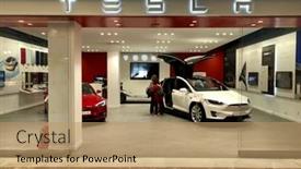  Presentation with vehicles - Audience pleasing presentation theme consisting of brent-cross-london-march-6 backdrop and a coral colored foreground