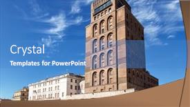  Presentation with italy art - Slides having brescia-italy-aug-7-2016 background and a teal colored foreground