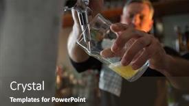  Presentation with pump - Colorful slides enhanced with brewer-filling-beer-in-beer backdrop and a tawny brown colored foreground