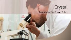  Presentation with food analysis - Amazing theme having brewery and is doing analysis backdrop and a coral colored foreground