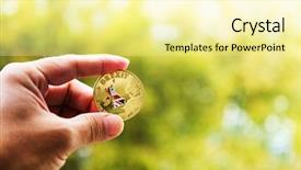  Presentation with brexit - Colorful PPT layouts enhanced with brexit concept - national flag gold backdrop and a  colored foreground