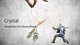  Presentation with funny - Presentation theme consisting of bribery - funny image of businessman chased background and a light gray colored foreground