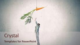  Presentation with funny - Beautiful slide deck featuring bribery - funny image of businessman chased backdrop and a lemonade colored foreground