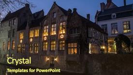  Presentation with night stars - Beautiful slide set featuring travel - handsome man hipster or guy backdrop and a light blue colored foreground