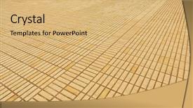  Presentation with yellow brick road - Cool new PPT layouts with brick pavement wide angle view backdrop and a yellow colored foreground