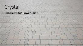  Presentation with pavement - Slides enhanced with brick pavement background and a light gray colored foreground