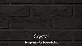  Presentation with brick wall - Presentation enhanced with brick-wall-can-be-used background and a dark gray colored foreground