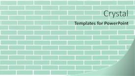  Presentation with brick wall texture - Slide set having brick-wall-green-background-interesting background and a soft green colored foreground