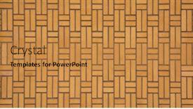  Presentation with art deco - Cool new slides with brick-wall-of-a-building backdrop and a gold colored foreground