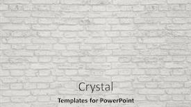  Presentation with brick wall texture - Colorful slide set enhanced with brick-wall-texture-may-used backdrop and a light gray colored foreground