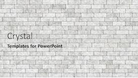  Presentation with brick wall texture - PPT layouts having brick wall texture seamless background background and a light gray colored foreground
