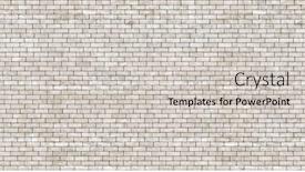  Presentation with brick wall texture - Beautiful presentation featuring brick wall texture seamless background backdrop and a light gray colored foreground