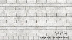  Presentation with brick wall texture - Presentation design featuring brick wall texture seamless background background and a light gray colored foreground