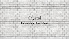  Presentation with brick wall texture - Colorful presentation design enhanced with brick-wall-texture-seamless-background backdrop and a light gray colored foreground