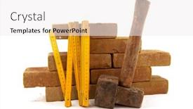  Presentation with build - Slide deck with pointing boy dressed as pirates for halloween party background and a dark gray colored foreground