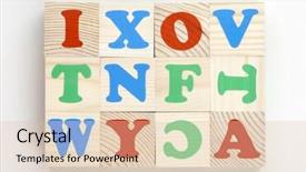  Presentation with bricks - Colorful slide deck enhanced with bricks special toned photo f x focus point on center of image backdrop and a lemonade colored foreground