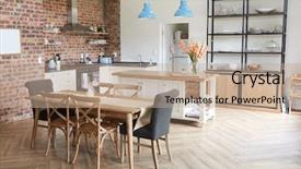  Presentation with apa style for care plan - Presentation design having brickwork - stylish home interior with open background and a coral colored foreground