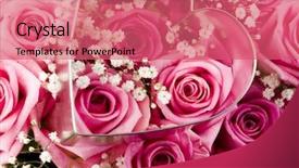  Presentation with bridal shower - Beautiful presentation theme featuring bridal shower - love backdrop and a coral colored foreground