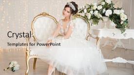  Presentation with wedding show - Amazing presentation having bride in a short dress backdrop and a lemonade colored foreground