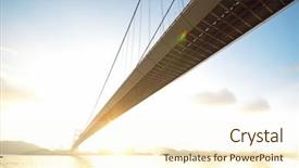  Presentation with milvian bridge - Amazing presentation theme having bridge at sunset moment tsing backdrop and a cream colored foreground