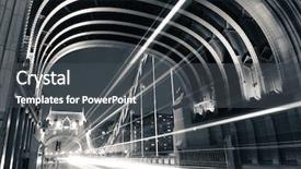  Presentation with free beugron air traffic control tower - Slide set having bridge in london with busy background and a  colored foreground