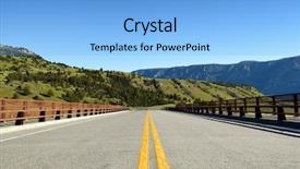  Presentation with joseph - Beautiful theme featuring bridge on the chief joseph backdrop and a light blue colored foreground