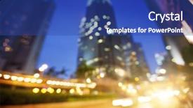  Presentation with hong kong - Cool new slides with bridge street building - night lights of the hong backdrop and a  colored foreground