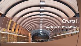  Presentation with railway - Colorful presentation theme enhanced with giraffe with his tongue wrapping around a tree branch backdrop and a seafoam green colored foreground