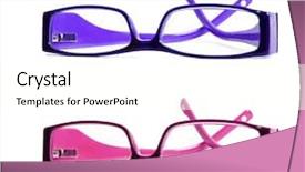  Presentation with optical - Audience pleasing PPT theme consisting of bridge vision - purple and dark pink optical backdrop and a cream colored foreground
