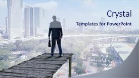  Presentation with search - Amazing slides having bridge vision - search of calmness and peace backdrop and a sky blue colored foreground