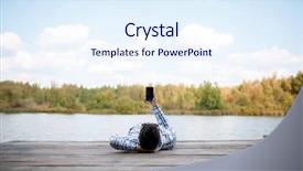  Presentation with smartphone - Amazing slide set having bridging education - image of man with smartphone backdrop and a sky blue colored foreground