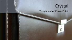  Presentation with bio - Beautiful presentation theme featuring brief case - detail of bio suitcase made backdrop and a light blue colored foreground