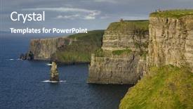  Presentation with ireland - Beautiful presentation featuring brien - cliffs of moher -ireland backdrop and a gray colored foreground