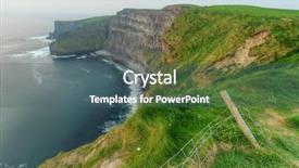  Presentation with irish - Amazing slide set having brien - cliffs of moher at dusk backdrop and a ocean colored foreground