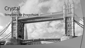  Presentation with tower of london - PPT theme having brigdes - tower bridge london uk background and a  colored foreground