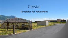  Presentation with salt lake city - PPT theme with brigham-city-utah-june-28 background and a light blue colored foreground