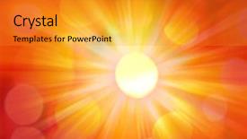  Presentation with bright yellow - Slide deck consisting of bright abstract background hot yellow background and a gold colored foreground