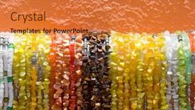  Presentation with jewelry - PPT layouts with bright-and-colorful-mexican-bracelets background and a gold colored foreground