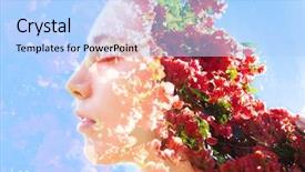  Presentation with health safety security environment - Presentation consisting of bright and sunny environment combines background and a light blue colored foreground