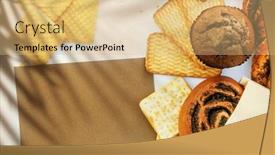  Presentation with bright white - Theme with bright-assorted-pastries-in-outdoor background and a  colored foreground