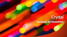  Presentation with dynamic - Theme consisting of christmaslights - bright background of dynamic lights background and a crimson colored foreground