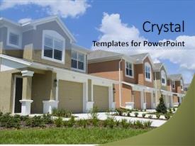 Bright Blue Sky And Clounds PPT template 69 | CrystalGraphics
