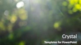  Presentation with beautiful green - PPT layouts enhanced with bright blurred background of green background and a dark gray colored foreground